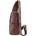 Miniatyrbild 2 av 7: Axelremsväska i läder Crossbody-väska Herr Dam Resor Utomhussporter, Ryggsäckar