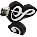 Miniatyrbild 1 av 5: 16GB USB 2.0 Music Note Notationsform USB -minne