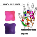 Miniatyrbild 3 av 4: Handmassage Idrottsterapiboll, avlastning Händer Handflattor Baksida Fötter Axlar Kroppsträning 2 Styck