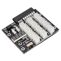 Miniatyrbilde 2 av 8: Mining GPU Breakout Board 12 Port 6Pin LED Spenningsvisning 2200Watt 12V Strømforsyningsmodul 800W PSU Breakout Board for HP GPU