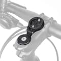 Justerbar cykelcomputerholder kompatibel med Garmin Wahoo Bryton Black