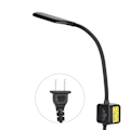 Miniatyrbillede 3 af 8: Symaskine LED-lampe 30 perler Patch Arbejdsbordlampe Magnetisk base 110V-240V(US-stik Sort)
