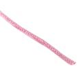 Miniatyrbillede 8 af 8: 6,5 cm nylon flettet satinsnor til kinesisk knude smykker gør DIY snor håndværk dekoration Rosa