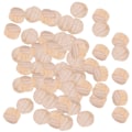 Pikkukuva 5 / 8: Pyökki Viimeistelemätön Puuviipale DIY Askartelu Pyöreät Puulevyt Lastu Lisävaruste 100kpl x 3 Pussia 1cm