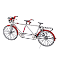Miniatyrbild 2 av 7: Tandem Mini Cykel Modell Hög Simulering Utsökta Detaljer Legering Cykel Modell för hemmakontor Skrivbordsdekorationer Presenter