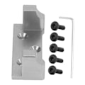 Miniatyrbillede 2 af 8: Aluminium Servo Plade Metal Servo Montering til HBX 2098B 1/24 RC Crawler Bil Opgraderingsdel Sølv