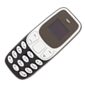 Miniatyrbild 5 av 8: Världens Minsta Telefon Handsfree Bluetooth-uppringare Dubbla SIM-kort Olåst GSM 2 i 1 Mini Mobiltelefon Svart