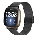 Kompatibel med Fitbit Versa 3 / Sense Milanese Loop Metallarmband Black
