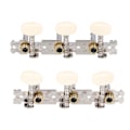Miniatyrbilde 4 av 8: Stemmeskruer for gitarrmaskinhode Stemmeskruer Dobbel hull 3R 3L for akustiske folkemusikk-gitarrer