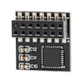 Miniatyrbild 2 av 8: TPM 2.0 Module 14Pin SPI TPM 2.0 Encryption Security Module LPC Interface 14Pin TPM2.0 Module for Windows for ASUS