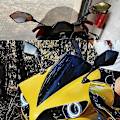 Miniatyrbillede 2 af 5: Yamaha Carbon Look Bakspejl til YZF R1 R6 R25 R125 R3 R1S R1M FZ6R