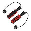 Miniatyrbild 6 av 8: Sladdlöst hopprep Noiseless Sports Weighted Ropeless hopprep Verktyg för inomhusträning