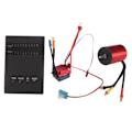 Miniatyrbild 7 av 8: 3800KV Borstlös Motor S35A ESC Combo med ESC Programmeringskort Hög Vridmoment Borstlös Combo Set för 1/14 för 1/16 RC Bil