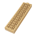 Miniatyrbillede 8 af 8: 50 ST Servietringe Servietring Hul Udsøgt Papir Minimalistisk Serviettholder Spænde til Bryllup Jul Guld