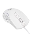 Miniatyrbillede 5 af 8: Mekanisk mus Colorful Shine Justerbar 3600 dpi RGB Ergonomisk kablet gamingmus til bærbare computere Hvid