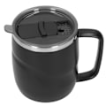 Miniatyrbild 3 av 8: 14 oz mugg kaffekopp i rostfritt stål Creativity Household Water Cup med lock svart