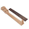 Miniatyrbillede 5 af 8: Ukulele Gribebræt Hals Sæt Rosewood Okoume Træ Gribebræt Udskiftning til 4-strenget Musikinstrument 26in
