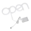Miniatyrbillede 3 af 8: Neon åben skilt Lys RGB LED-skilt 13,8 x 7,3 tommer batteri USB-drevet PVC neon displaylampe til butikker fester restauranter