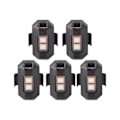 Miniatyrbillede 7 af 8: 4 stk. Antikollisionslys 7 farver Tilstande LED blinkende Advarsels sikkerhedslys til droner Motorcykler ATV'er Cykler