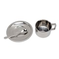 Miniatyrbillede 8 af 8: Dobbelvægget rustfrit stål kaffekopssæt Moderne latte cappuccino tekop til hjemmekontor Café Camping 200 ml