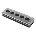 Miniatyrbild 8 av 8: 5 tangenter Programmerbar tangentbord USB trådbunden trådlös Bluetooth Dual Mode Mini Silikon Mute Gaming Tangentbord för Office Music Svart