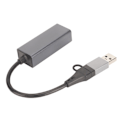 Pikkukuva 3 / 8: Type-C RJ45 -sovitin 10 100 1000 Mbps Itseohjautuva USB 3.0 2.0 Tukee USB C - Ethernet -sovitinta kannettavalle tietokoneelle tablet-laitteelle