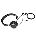 Miniatyrbillede 2 af 8: H2000‑3.5 Telefon Headset med Mikrofon og Lydkontrol til Telefon Call Centre og Kontorer