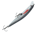 Miniatyrbilde 6 av 8: 5 stk plastsimulering Minnow Long Shot sluk med diskantkrok fiskeutstyr 9#