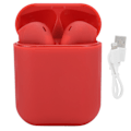 Pikkukuva 1 / 8: TWS Bluetooth 5.0 Langattomat Kosketusohjattavat Nappikuulokkeet Latauskotelolla, Punainen