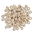Pikkukuva 5 / 8: 100 kpl Puupallot Pyöreä Reikä Kaulakoru Helmi Väliosa Koriste DIY Korut Tarvikkeet 20mm