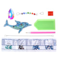 Pikkukuva 3 / 7: Timanttimaalausriipus DIY Crystal Dolphin Tuulikello 5D Timanttimaalausriipus Koristelahja