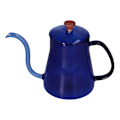 Miniatyrbilde 5 av 8: Kaffekoker Glaskanne 600 ML Kaffekoker Langt Tute Vannkoker for Hjem Kjøkken Blå
