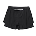 Miniatyrbillede 1 af 5: Mænds Hurtigtørrende Dobbeltlags Fitness Shorts - Sort