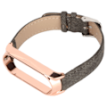 Miniatyrbillede 4 af 8: Denim-mønster urrem Retro armbåndsurremme Udskiftning til Xiaomi Mi Band 6 NFC Spænde StyleGrå Denim Guldskal