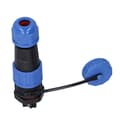 Miniatyrbilde 8 av 8: IP68 Vanntett Aviation Plug Socket Sett LP16 3Pin Sveisefri Bakmutter Type Mannlig Hunn Butt Terminal 250V 10A