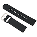Miniatyrbillede 5 af 8: 22 mm bløde silikonebånd til Huawei Watch 3/GT 3/2 Justerbart silikonearmbånd Sort