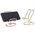 Miniatyrbild 7 av 8: 4st Smidesjärn Mobiltelefon Hållare Bärbar Desktop Multi Function Reading Display Stand