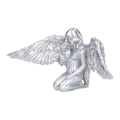 Miniatyrbillede 4 af 8: Sølv Engelvinge Statue Stående Skulptur Resin Skrivebords Have Ornament til Hjemindretning