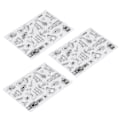 Miniatyrbilde 7 av 8: 3 stk. Klare Stempler Julemønster TPR Transparent DIY Scrapbooking Stempler for Preging av Kort