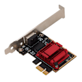 Miniatyrbillede 3 af 8: PCIe Internetadapter 2,5 Gbps 2500/1000/100 Mbps RJ45-port PCI Express Gigabit Ethernet-kort til Win/Linux/OS X/Server