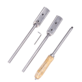 Miniatyrbillede 4 af 8: 4 stk Hest Tand Float Rasp Høj Fleksibilitet Finpolering Jævnere Overflader Equine Dental Kit til Animal Farm