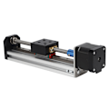 Miniatyrbillede 3 af 7: BACHIN Lineær Bevægelse Glidebord CNC Skinneguide Glidetrin 1,8 grader Trin vinkel 300MM