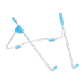 Miniatyrbillede 6 af 7: Foldbar bærbar computerstand Blå Multivinkeljustering Anti-slip bærbar computerbordstativ Tabletstand