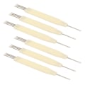 Miniatyrbillede 6 af 8: 6 stk. Transfernål 3,6 mm Pitch 1X3 Fint Håndværk Strikkemaskine Transfernål Strikketilbehør
