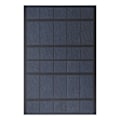 Miniatyrbilde 2 av 8: 2,5W 5V Bærbar Solcellelader Polysilicium Vanntett Lett Solcellelader for 3,7V Batteri Camping