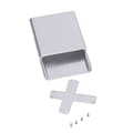 Miniatyrbillede 4 af 8: Aluminium Elektrisk Boks Vandtæt Samledåse Kabinet Split Type til DIY Sølv