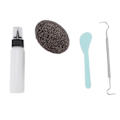 Miniatyrbild 1 av 7: Picking Rock Kit Vit Latex Oval Stone DIY Intressant avkopplande lättnad Pick Rock Toy för vuxna Lindra spänningar