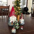 Miniatyrbild 4 av 7: 5 julbitar Matryoshka Christmas Dwarf Collection Dockor Stapling Dockor Ornament Juldekorationer