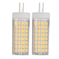Miniatyrbillede 8 af 8: 2 stk LED majslampe keramik 102 lysdioder G4 fatning 10W dæmpbar halogenækvivalent 100W AC100-120V naturligt lys