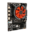 Miniatyrbilde 5 av 8: X79 Hovedkortsett E5 2420 CPU 8G DDR3 6 kjerner 12 tråder Hovedkort CPU Combo med Vifte Dobbel Indikatorlys for PC